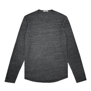 BUCK MASON Tri-Blend Curved Hem L/S Tee